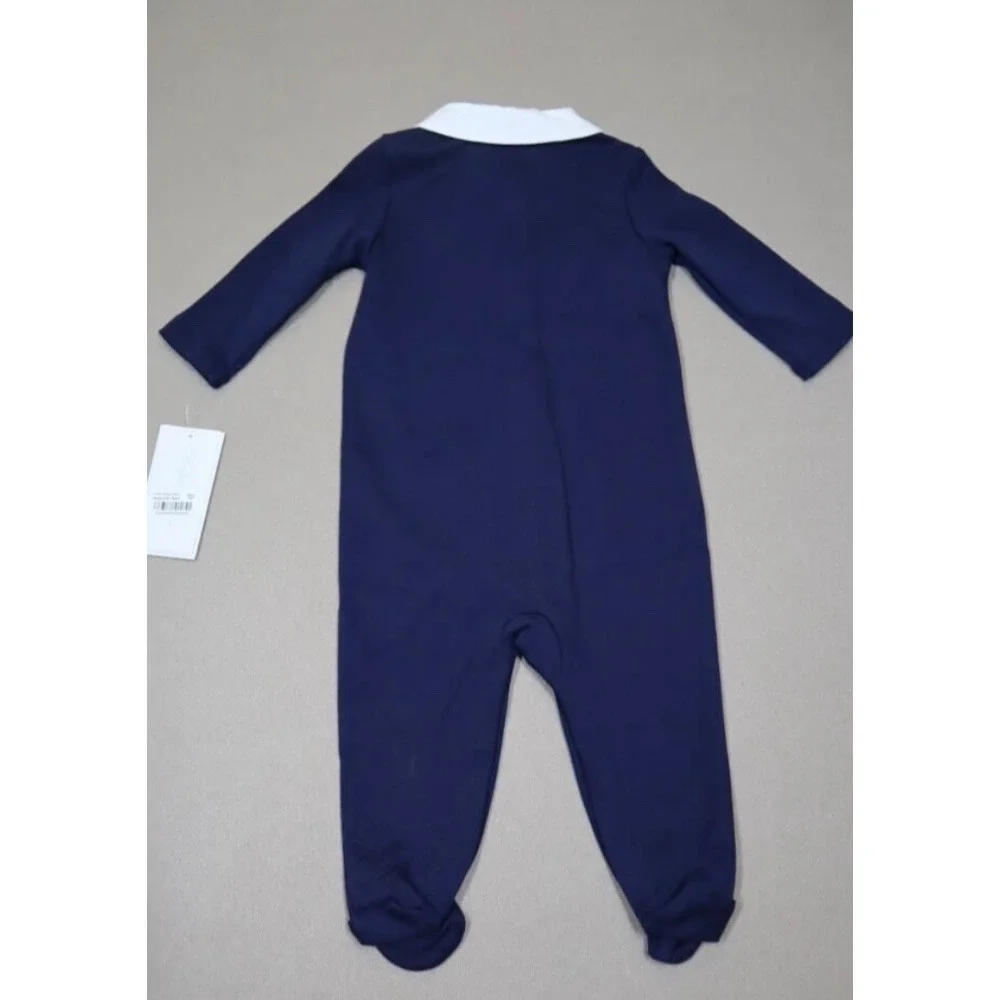 Polo Ralph Lauren Baby Boy's Nutcracker Embroidered Footie‎ Size 6M